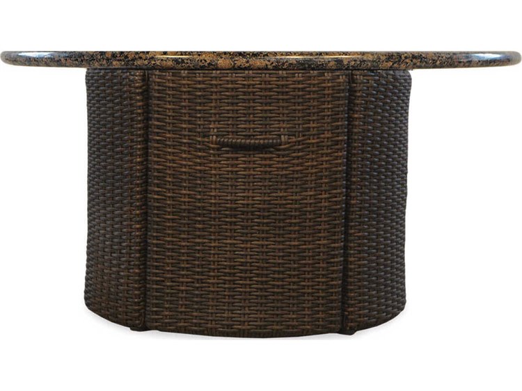 Lloyd Flanders Mesa Fire Pit Table Brown 2