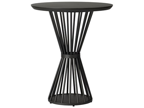 Lloyd Flanders Escape Aluminum 36” Round Bar Table