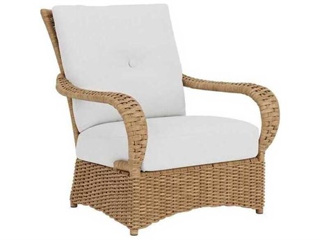 Lloyd Flanders Magnolia Wicker Patio Lounge Chair