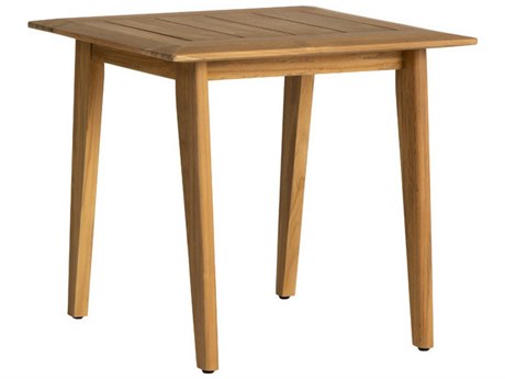 Lloyd Flanders Alpine Teak Square End Table