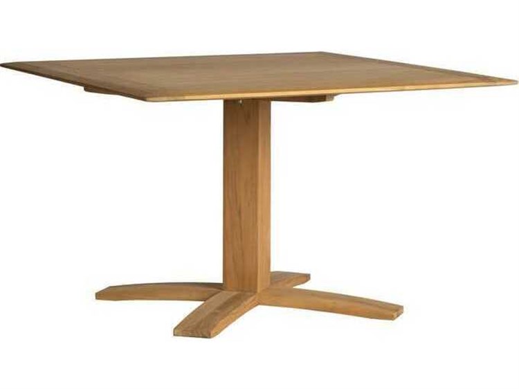Lloyd Flanders Alpine Teak Square Dining Table
