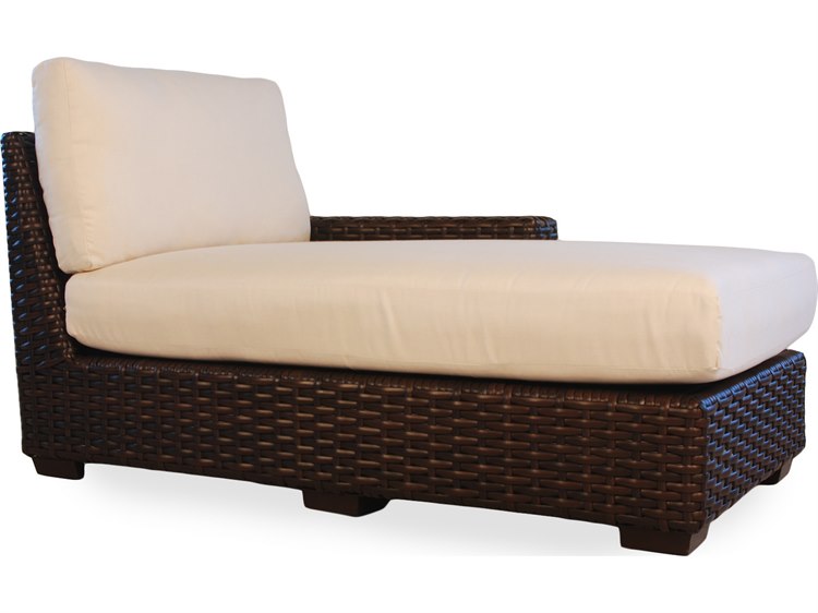 Lloyd Flanders Contempo Wicker Left Arm Chaise Lounge
