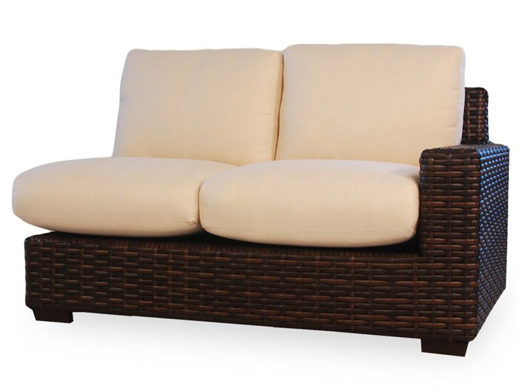 Lloyd Flanders Contempo Wicker Left Arm Patio Loveseat