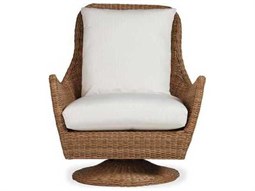Lloyd Flanders Tobago Wicker High Back Swivel Rocker Outdoor Patio Lounge Chair