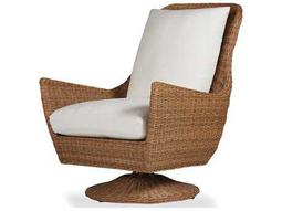 Lloyd Flanders Tobago Wicker High Back Swivel Rocker Lounge Chair