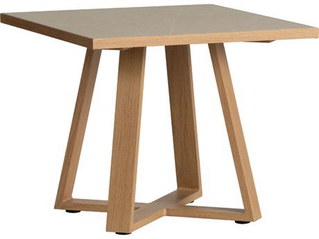 Lloyd Flanders Pursuit Aluminum Square End Table