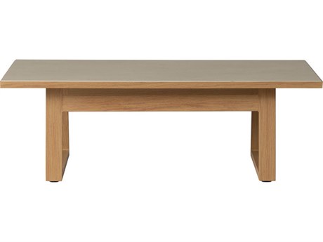 Lloyd Flanders Pursuit Aluminum Rectangular Coffee Table