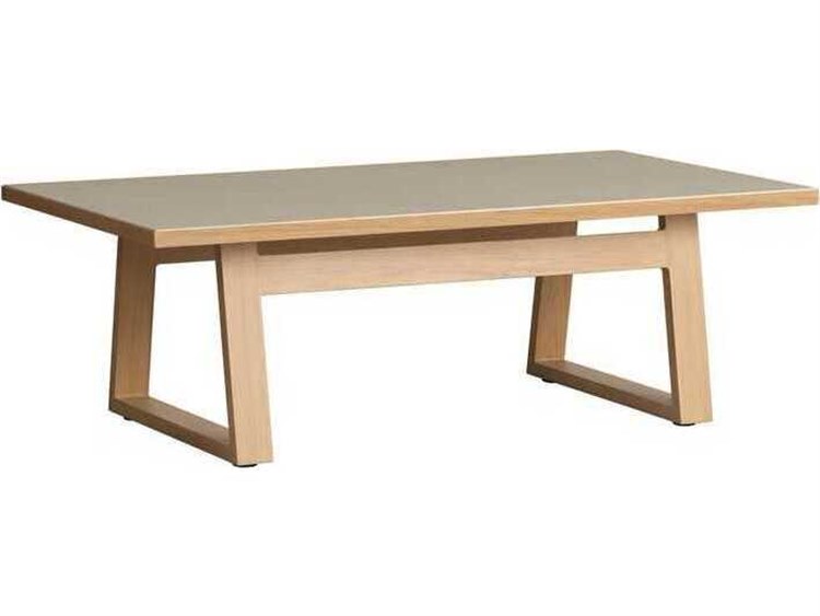 Lloyd Flanders Pursuit Aluminum Rectangular Coffee Table