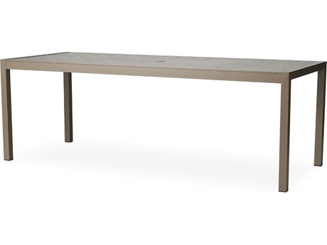 Lloyd Flanders Milan Aluminum Rectangular Patio Dining Table