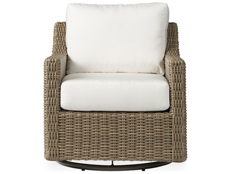 Lloyd Flanders Milan Wicker Swivel Glider Outdoor Patio Lounge Chair