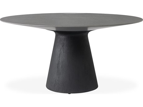 Lloyd Flanders Universal Accessories Aluminum 42''W x 24''D Oval Light Gray Corian Top Coffee Table