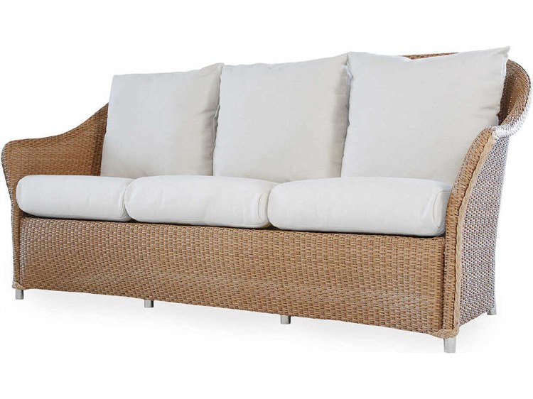 Lloyd Flanders Weekend Retreat Wicker Outdoor Patio Sofa