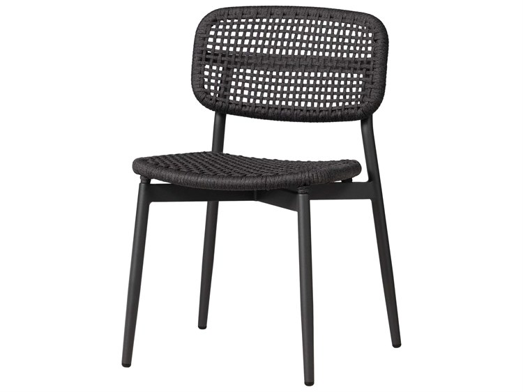Lloyd Flanders Burano Aluminum Rope Dining Chair
