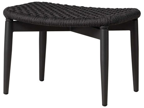 Lloyd Flanders Burano Aluminum Rope Ottoman