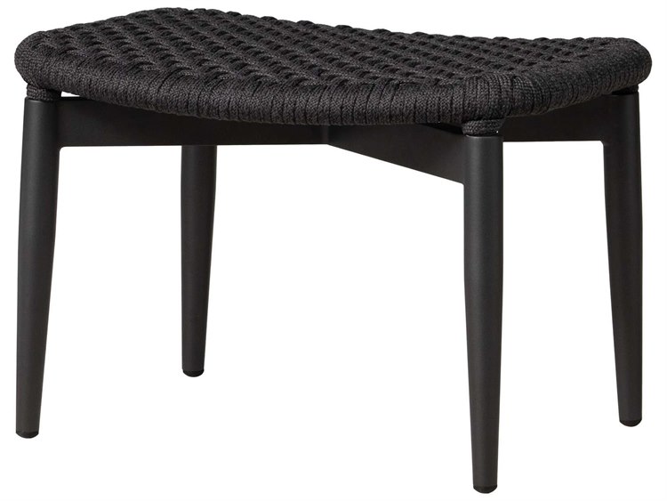 Lloyd Flanders Burano Aluminum Rope Ottoman