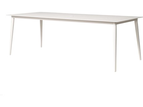 Lloyd Flanders Burano Aluminum Rectangular Dining Table
