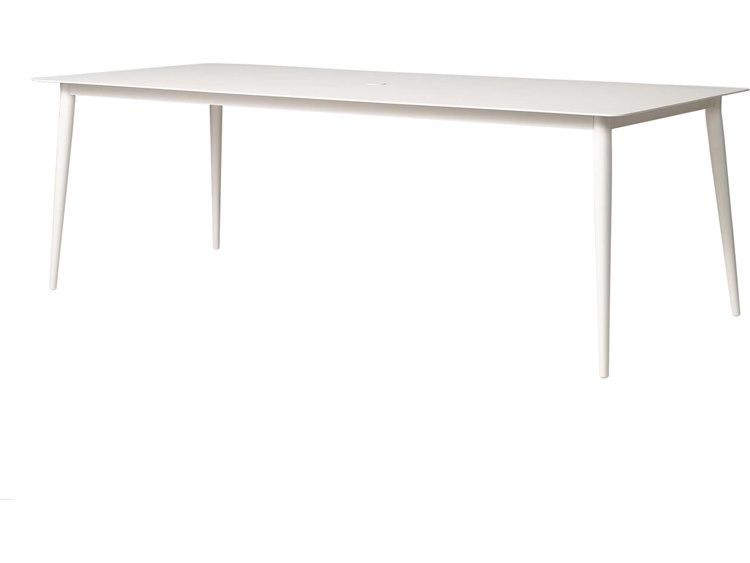 Lloyd Flanders Burano Aluminum Rectangular Dining Table