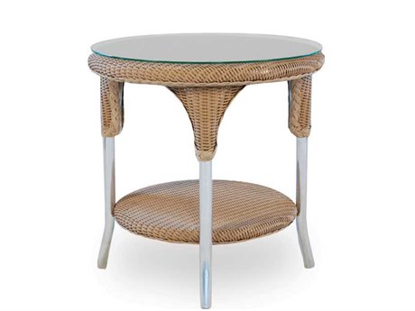 Lloyd Flanders Dining & Accessory Wicker 24Wide Round End Table