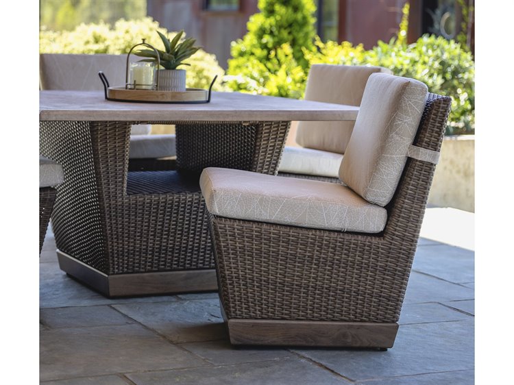 Lloyd Flanders Charisma Aluminum Wicker Lounge Set