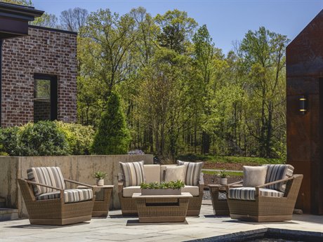 Lloyd Flanders Charisma Aluminum Wicker Lounge Set