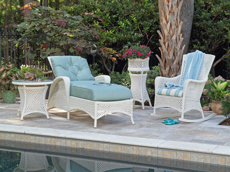 Lloyd Flanders Grand Traverse Wicker Outdoor Patio Lounge Set