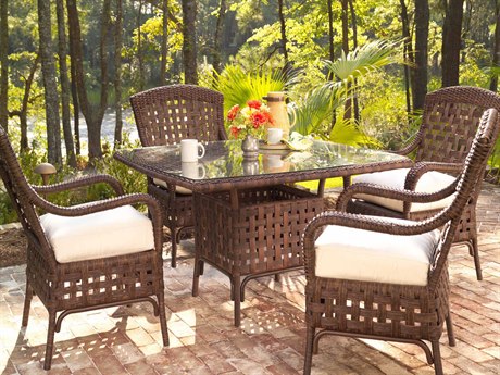 Lloyd Flanders Haven Wicker Dining Set