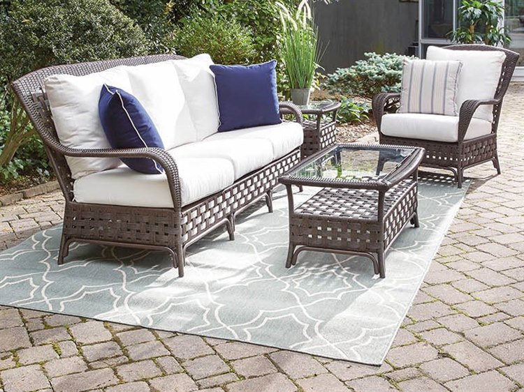 Lloyd Flanders Haven Wicker Outdoor Lounge Set | LFHVNLNGSET2