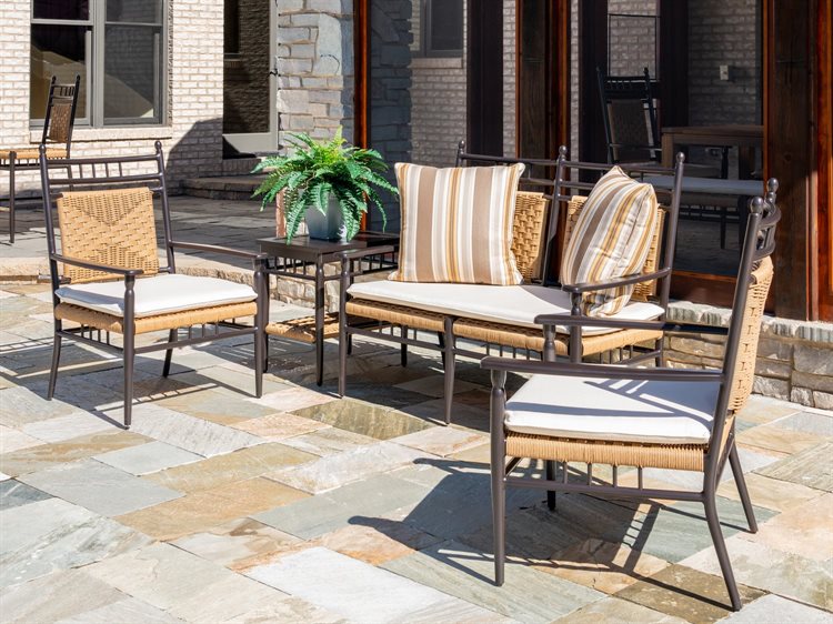 Lloyd Flanders Low Country Wicker Outdoor Lounge Set