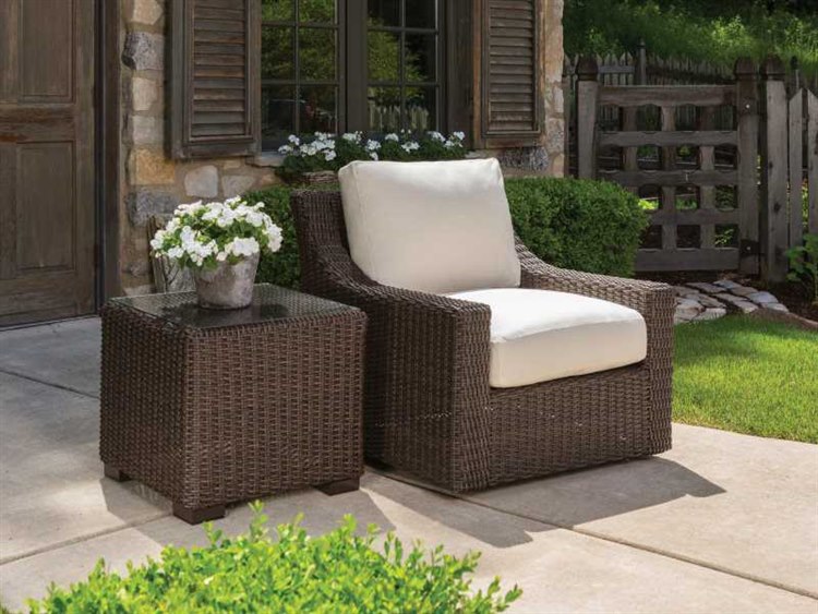Lloyd Flanders Mesa Wicker Cushion Patio Lounge Set