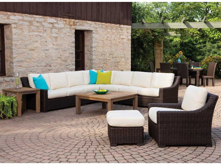 Lloyd Flanders Mesa Wicker Cushion Outdoor Lounge Set