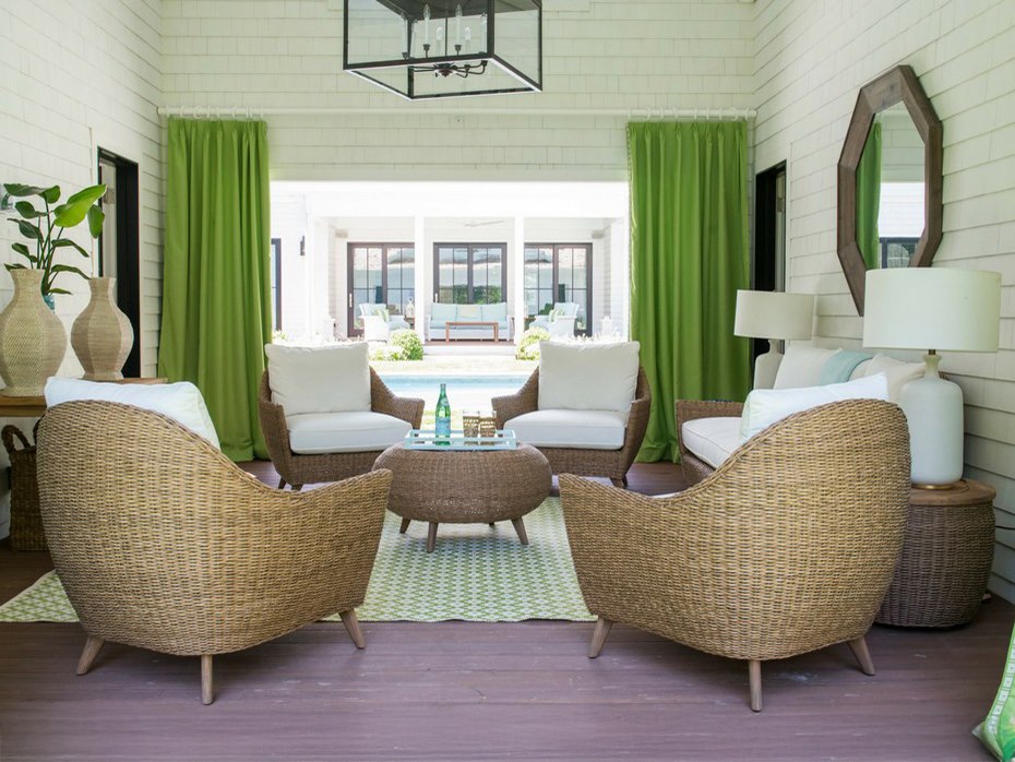 Lloyd Flanders Tobago Wicker Cushion Lounge Set
