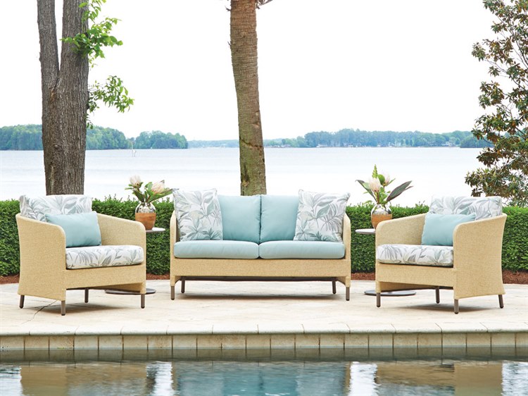 Lloyd Flanders Verona Wicker Cushion Outdoor Lounge Set