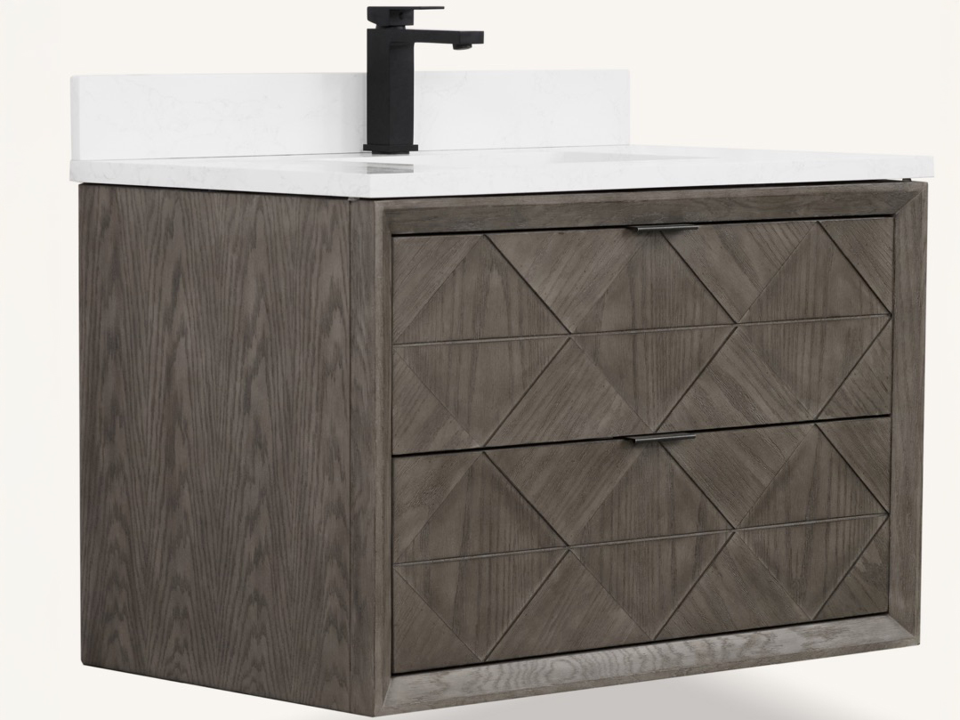 Legion Furniture Wh Series Grey Oak Vanity
