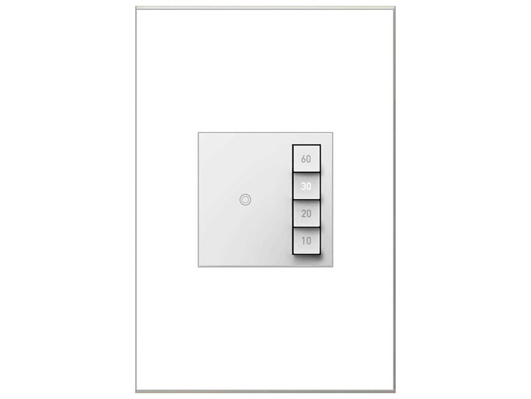 Legrand Motion Sensor White ManualON/TimedOFF SensaSwitch LGRASTM2W2