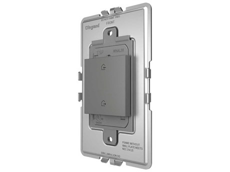 Legrand Adorne Magnesium Home/Away Wireless Smart Switch with Netatmo