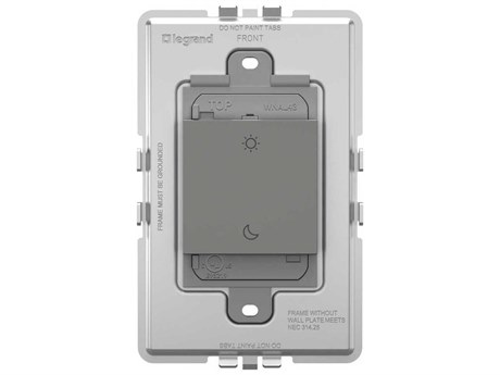 Legrand Adorne Magnesium Wake/Sleep Wireless Smart Switch with Netatmo