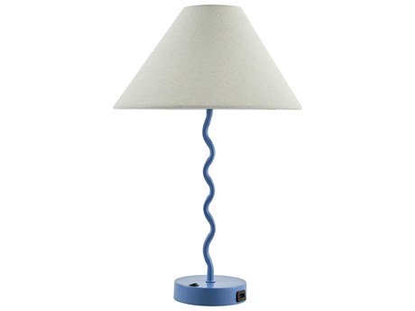 Livabliss by Surya Begonia Blue Table Lamp (Set of 2)
