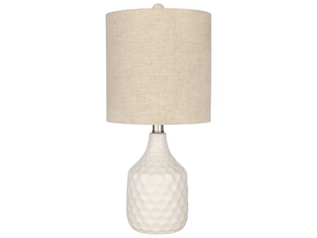 Livabliss by Surya Blakely White Table Lamp