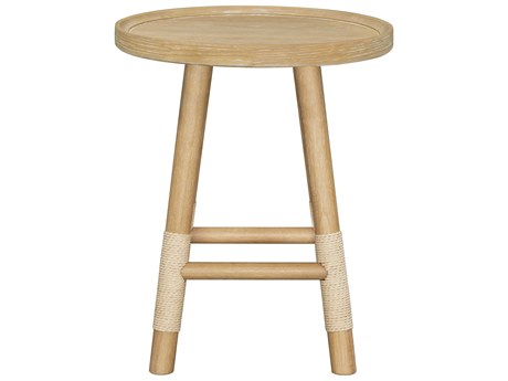 Livabliss by Surya Becki OwensEsmarca Round Wood Brown End Table