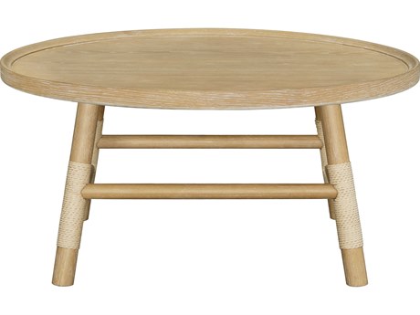 Livabliss by Surya Becki Owens Esmarca Round Wood Brown Coffee Table