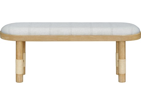 Livabliss by Surya Becki Owens Esmarca Brown Upholstered Accent Bench