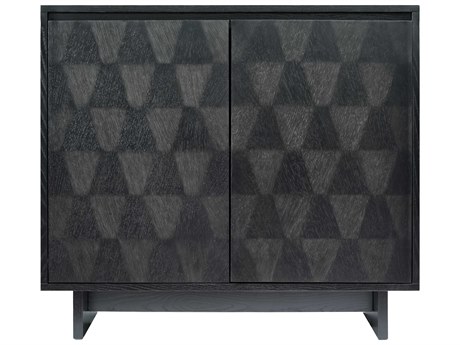 Livabliss by Surya Becki Owens Ventana Black Oak Wood Accent Cabinet
