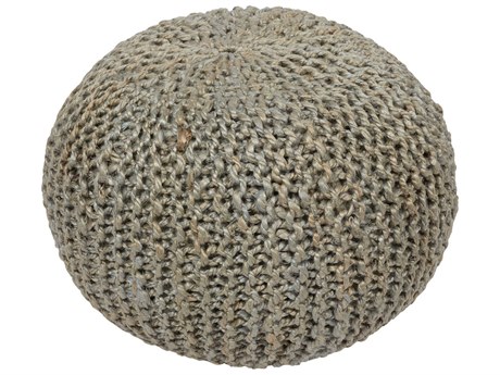 Livabliss by Surya Bermuda Slate Gray Ottoman