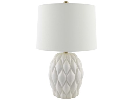 Livabliss by Surya Cagli White Table Lamp