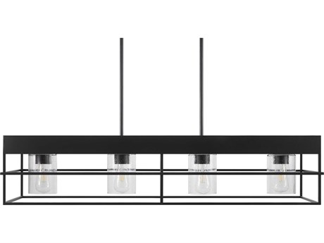 Livabliss by Surya Didier 4-Light Black Island Pendant