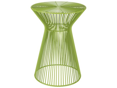 Livabliss by Surya Fife Round Metal Lime End Table