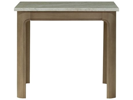 Livabliss by Surya Galey Alix Blair Square Marble Beige End Table