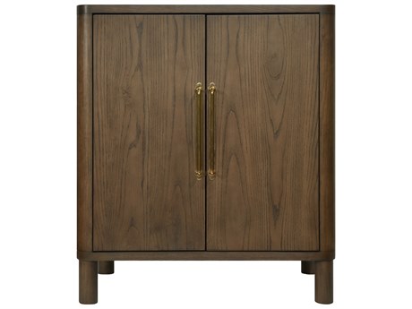 Livabliss by Surya Galey Alix Marshall Dark Brown Ash Wood Accent Cabinet