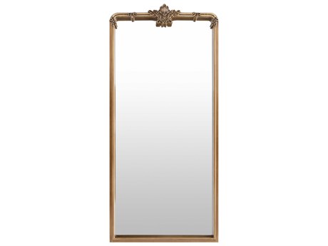 Livabliss by Surya Highclere Antiqued Gold Rectangular Wall Mirror