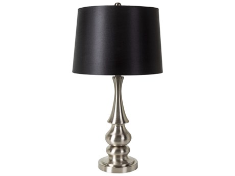 Livabliss by Surya Haines Metallic Nickel Buffet Lamp
